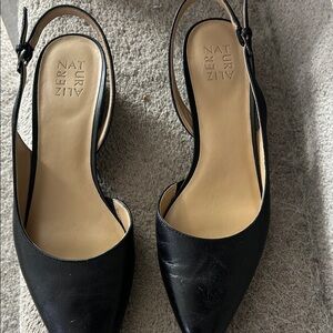 Naturalizer Women's Black Slingback Heels